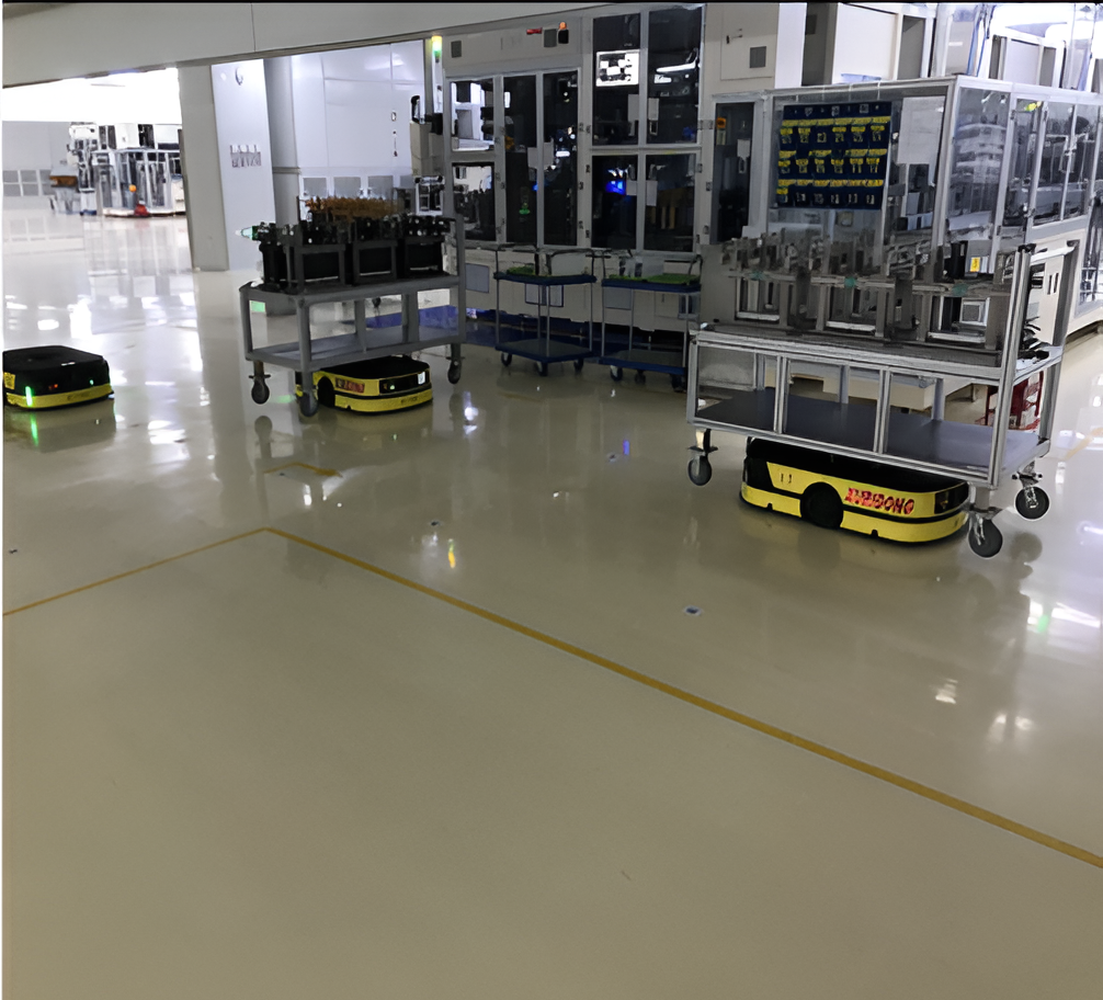 Hidden AGV Intelligent Logistics (Compact Integration)
